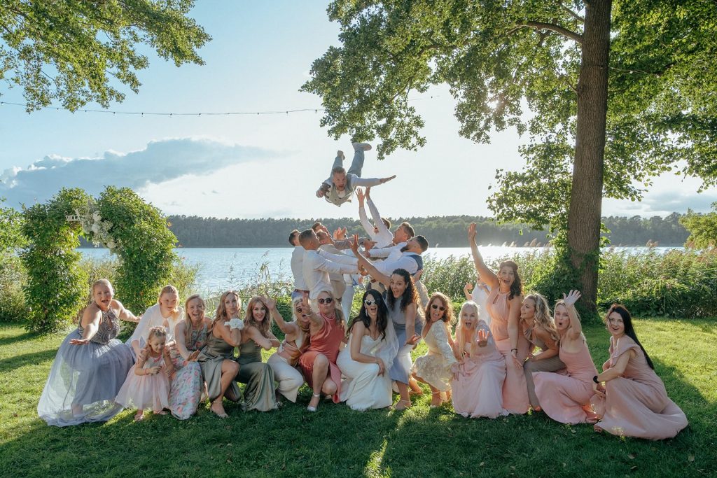 Hochzeit von Karen & Christopher in der Villa Zesch am See