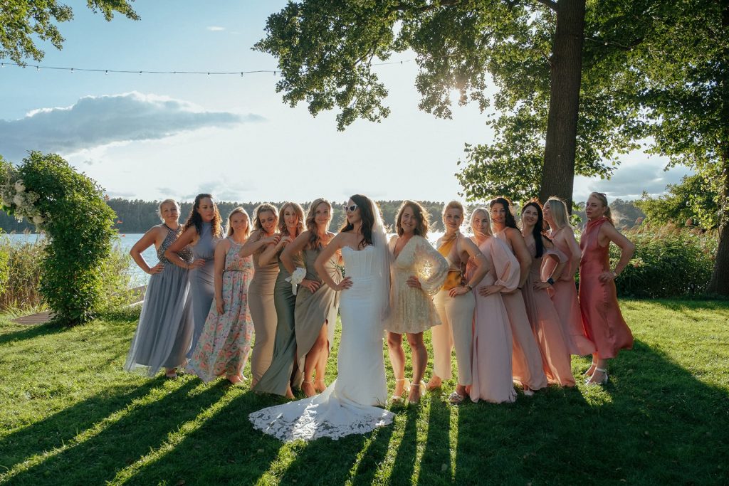 Hochzeit von Karen & Christopher in der Villa Zesch am See